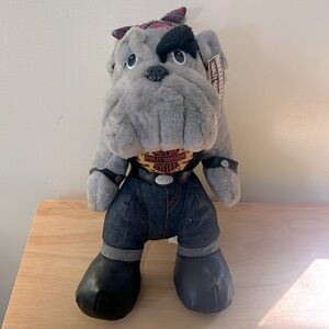 Vintage 1993 Harley Davidson Bulldog Plush NEW NWT